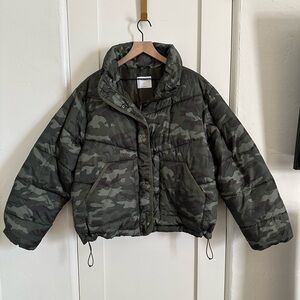 Old Navy Camouflage Puffer Jacket